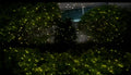 Dynamic Firefly Starry Sky Projection Light Ambient Light Outdoor Waterproof Gypsy LED Light