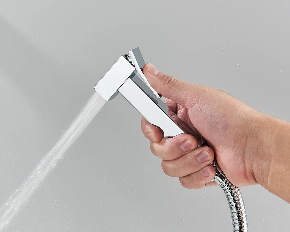 Rozin Black Bidet Faucets Wall Mounted Bathroom Shower Tap Bidet Toilet Sprayer Bidet toilet Washer Mixer Faucet