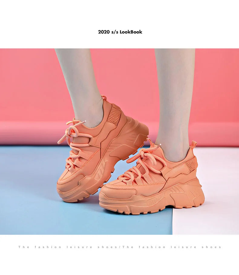 White Sneakers Women Sports Shoes for Women Inner Height Increasing Women's Shoes Winter Warmth Platform Shoes Zapatillas Mujer