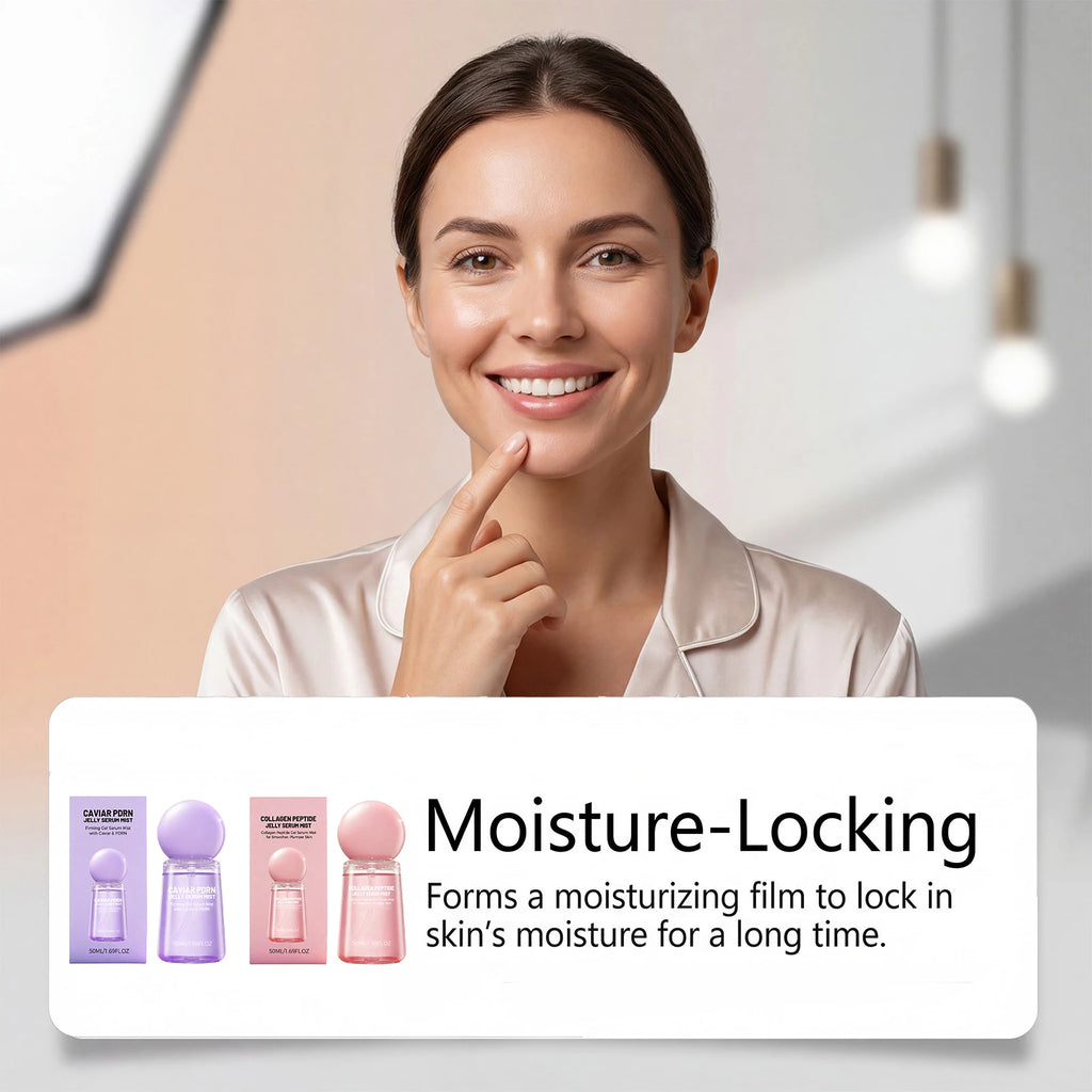 Brightening Collagen Peptide Skin Mist Hydrate Nourish Facial Skin Pre Makeup Primer Refreshing Smooth Soft Skin Beauty Care
