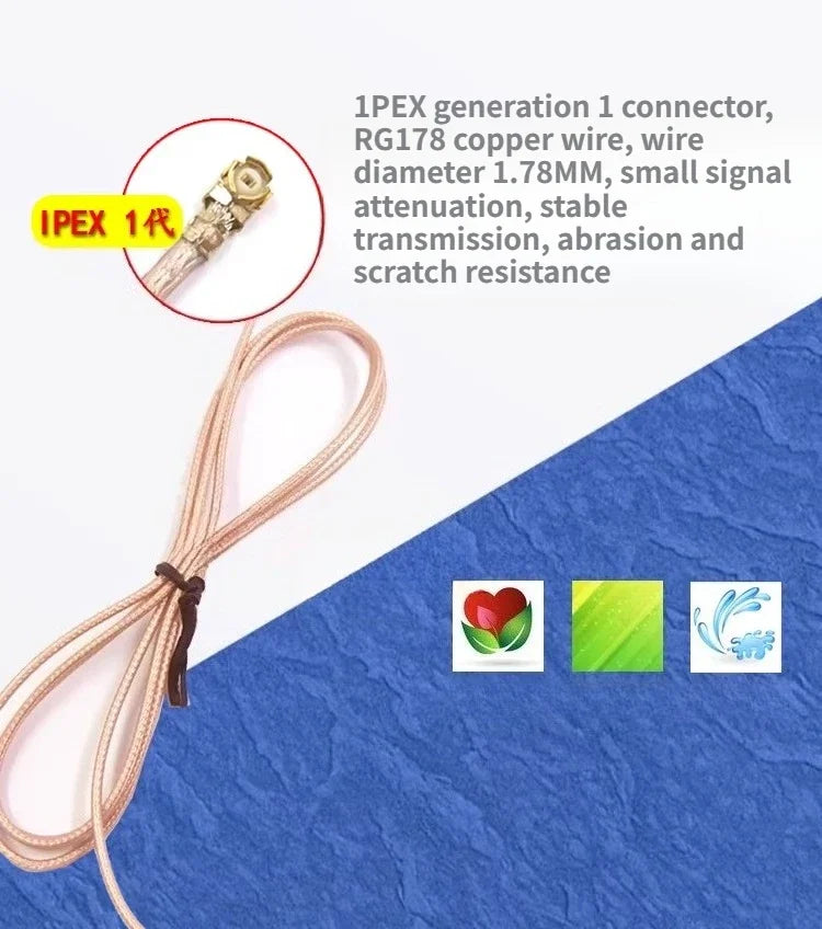 1PCS   All Netcom High Gain Dual Band 2.4G LTE 4G 3G 2G GSM GPRS NB IoT Patch Antenna for Vehicle Mount