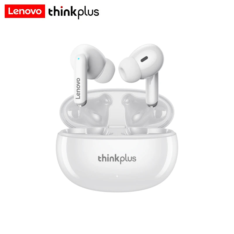 Lenovo Wireless Bluetooth Earphones Comfortable Fit Sweatproof In-Ear HiFi Sound Low Latency Gaming Headsets Sport Earbuds
