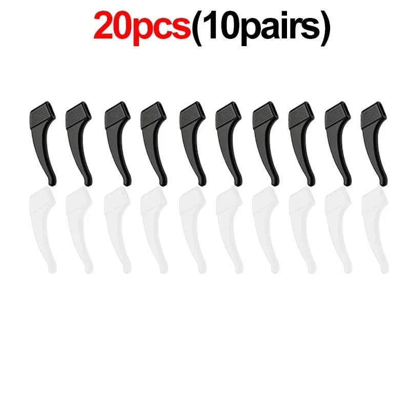 Silicone Ear Hook Anti-slip Glasses Leg Ear Sleeve Bracket Fastener Sunglasses Accessories Grip Anti-fall Eyewear Holder