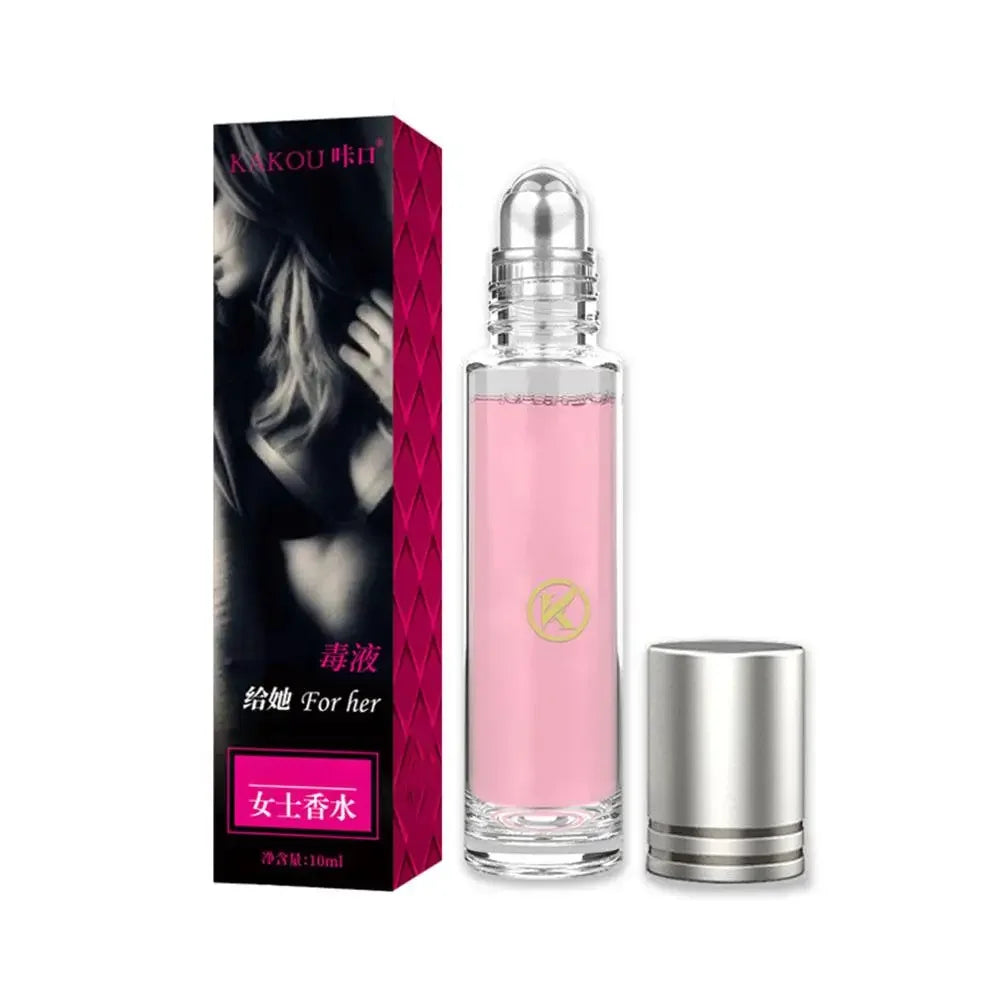 10ml Unisex Roll-On Eau De Toilette Fresh Natural Fragrance Pheromone Temptation Lasting Dating Mini Portable Ball Body Parfum