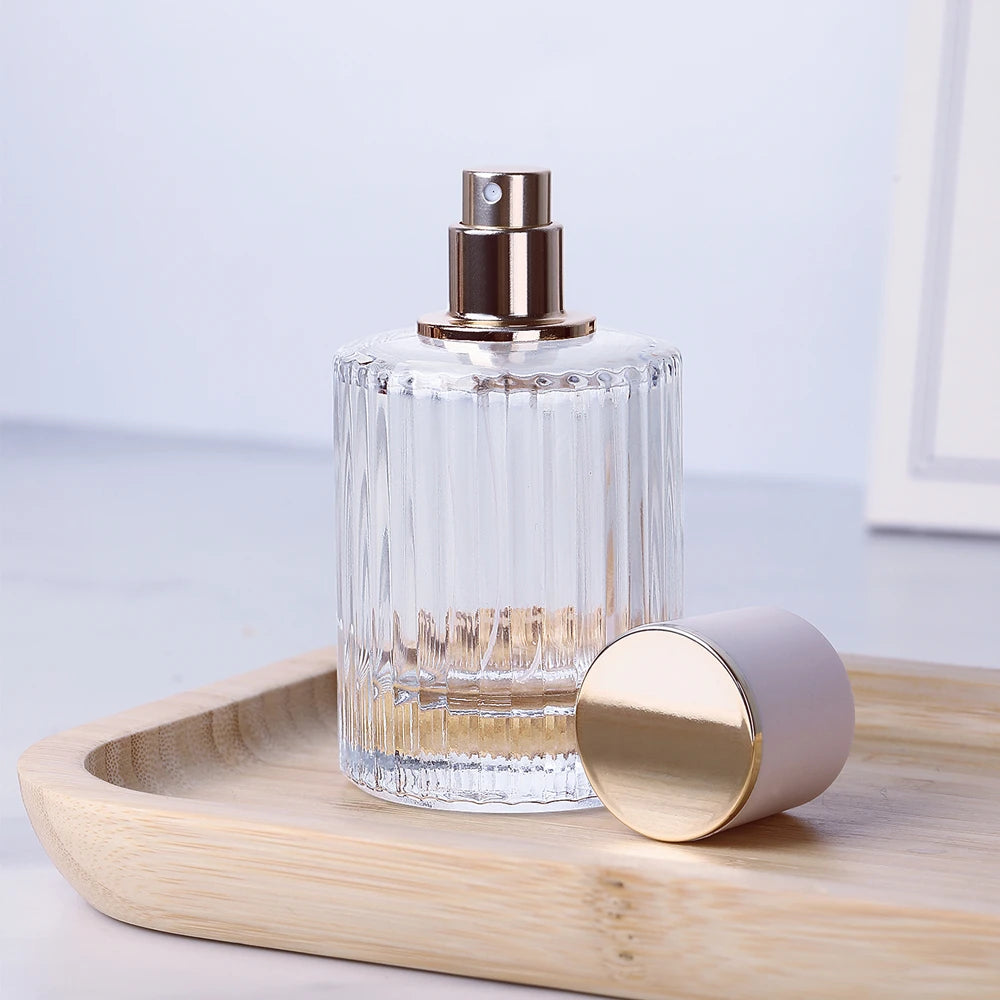 1pcs 30ml 50ml Luxury Crystal Glass Perfume Bottle Vintage Empty Portable Travel Refillable Rechargeable Spray Atomizer Women