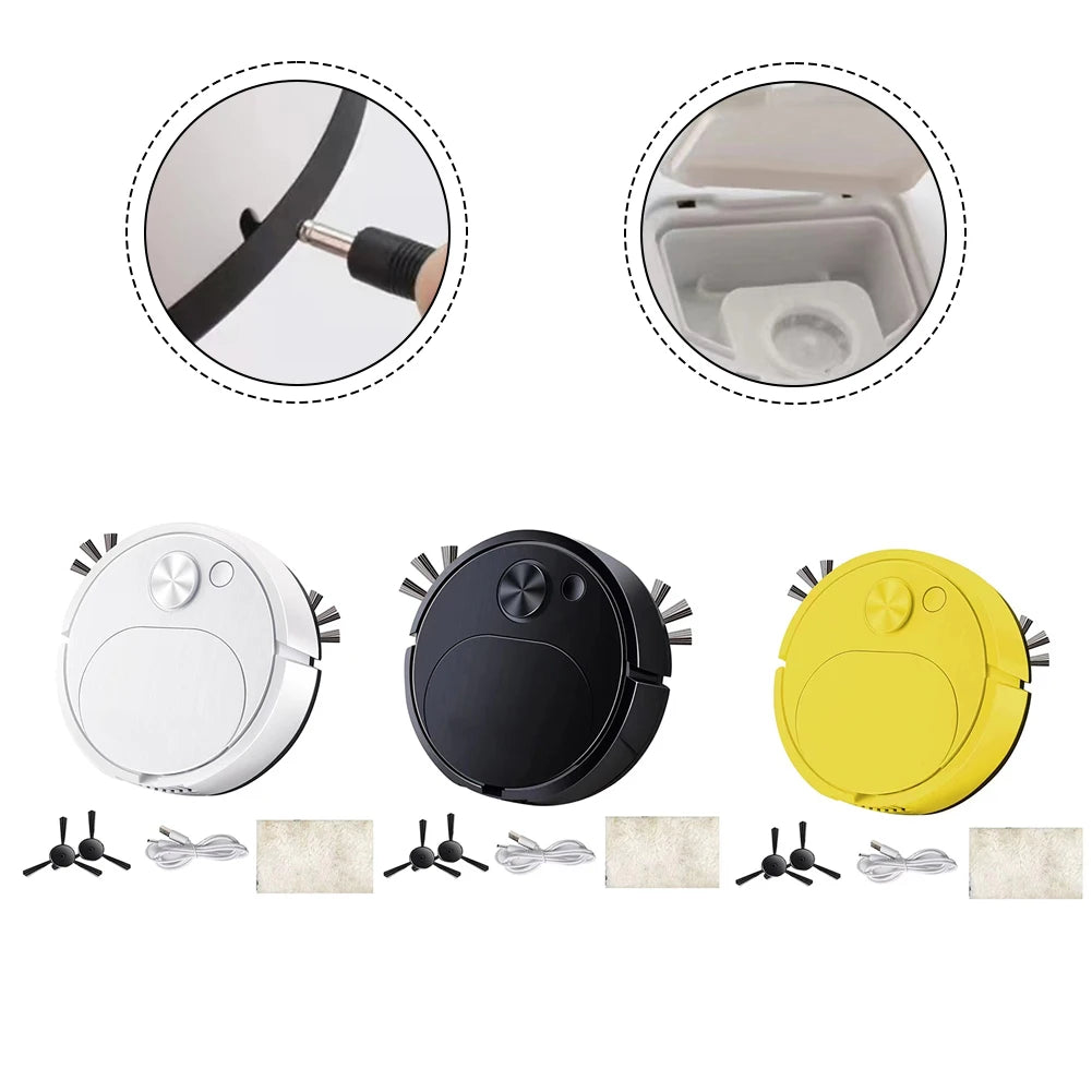 1 Pcs For Ultra Thin Robotic Vacuum With Mop Mopping Robot Hoovers For Pet Hair Cleaning Sweep Floor For Home Office