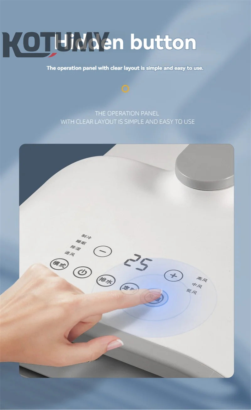 CHKJ Portable Air Conditioner Outdoor Camping Cooler with Remote Control And Audio Intelligent Hidden Panel 110v/220v
