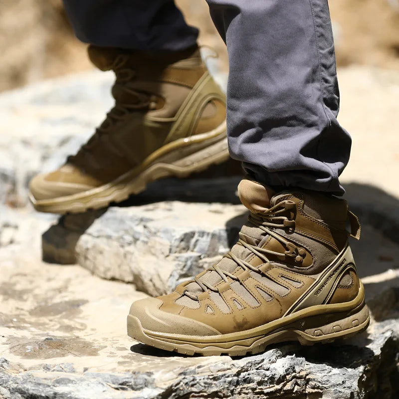 Outdoor China Tactical Shoes American City Commuter Desert Hiking Mountaineering Special 680 Tactical Boots