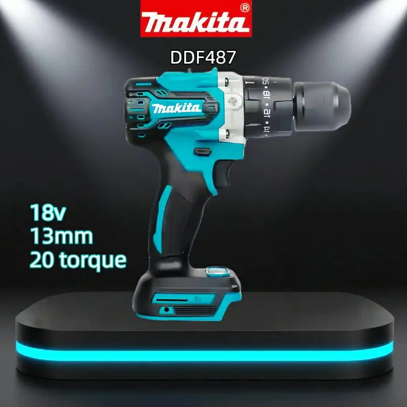 MAKITA 18V lithium electric rechargeable hand drill  DDF487 13mm without battery