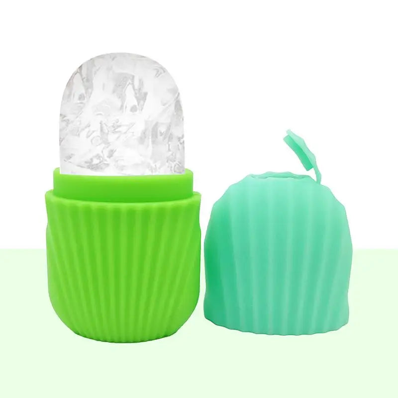 Beauty Face Lifting Massager Silicone Ice Cube Trays Facial Eye Roller Ice Ball Contouring Reduce Acne Skin Care Tool Reusable