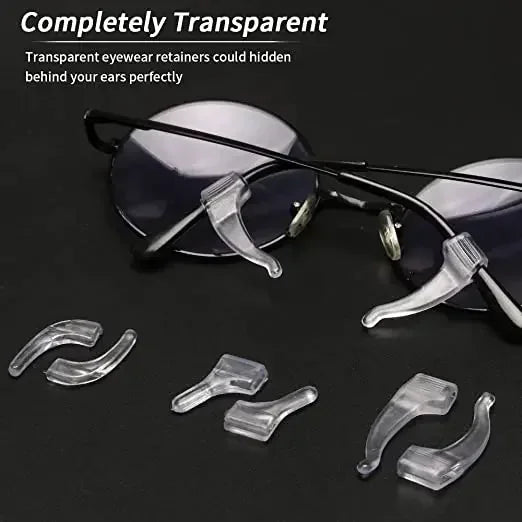 5-15pairs Silicone Anti-slip Glasses Leg Ear Sleeve Bracket Fastener Eyeglasses Accessories Grip Anti-fall Eyewear Holder