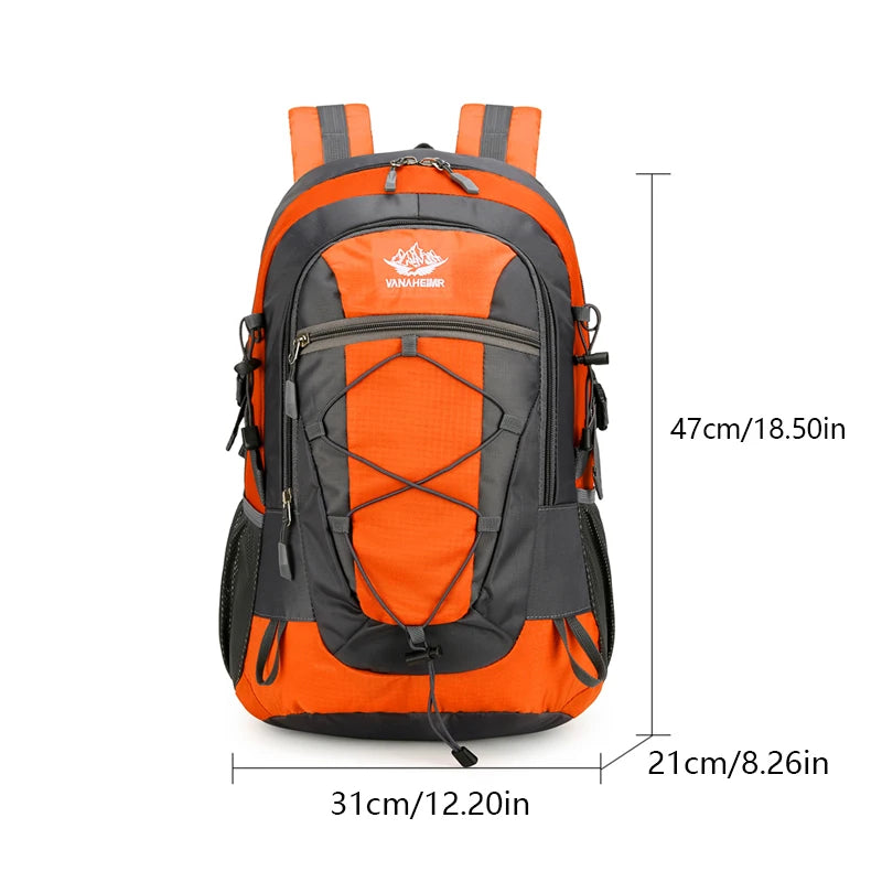 Outdoor lightweight hiking bag, large-capacity backpack, men's and women's travel, sports, hiking water-resistant backpack
