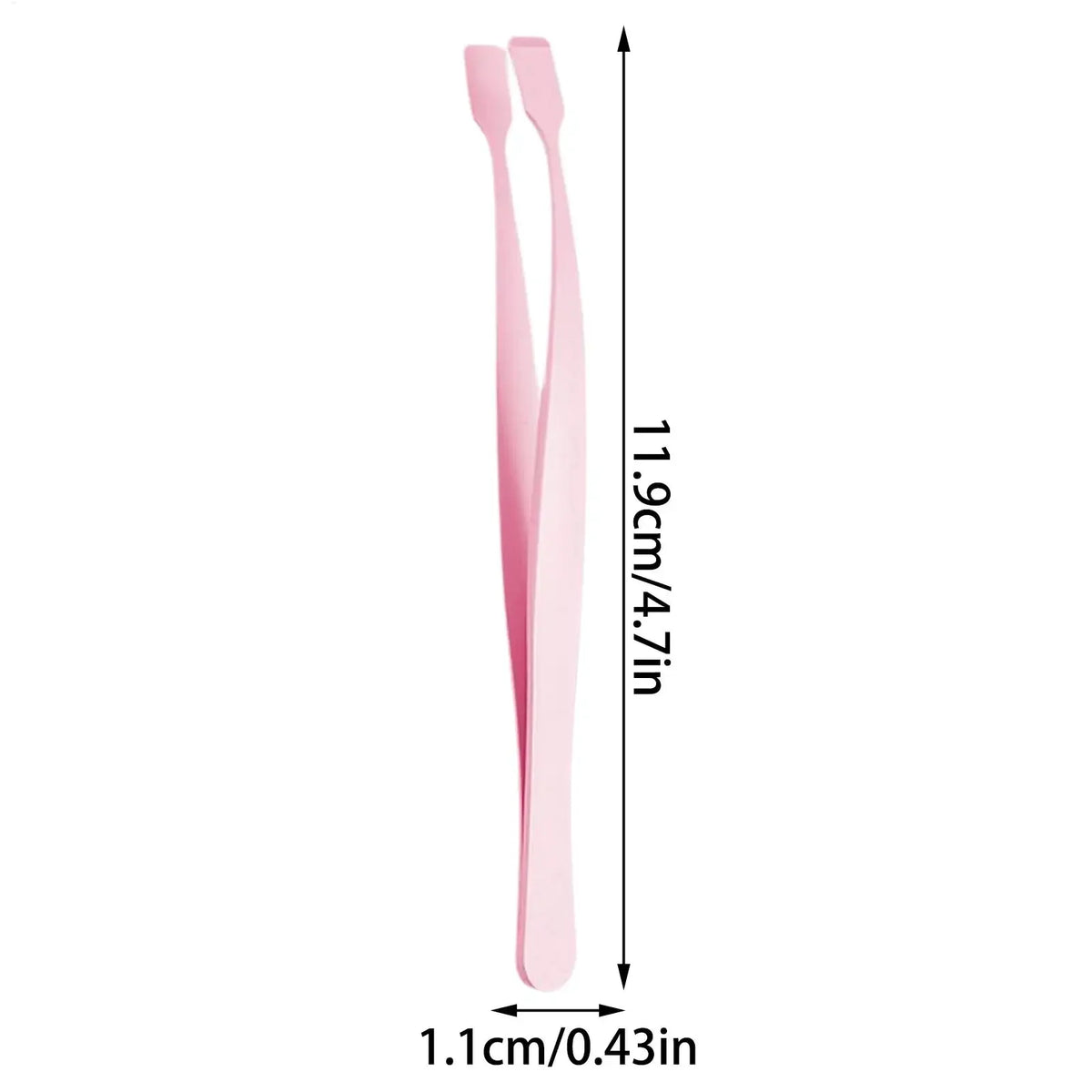 Stainless Steel Eyelash Cluster Applicator Tweezers Non-Slip Lash Applicator Tool for Lower Lashes Professional Makeup Salon