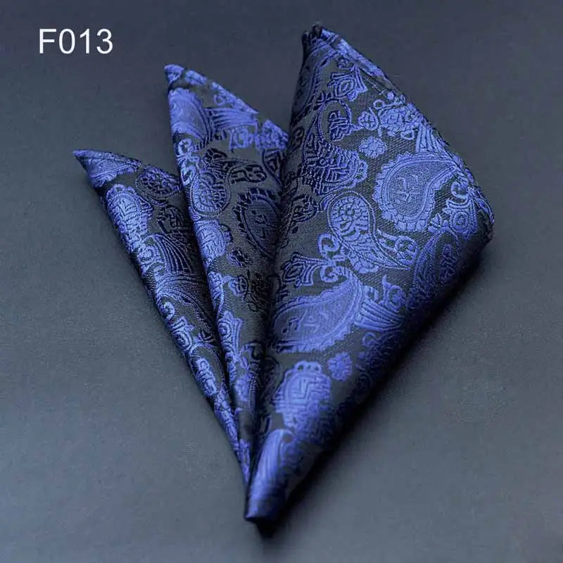 41 Colors Men's Handkerchief Plaid Dot Paisley Hankies Hanky Business Pocket Square Chest Towel 25*25CM
