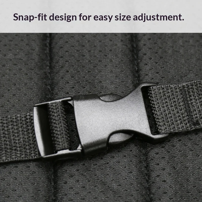 Homefish Portable Airplane Foot Hammock Adjustable Travel Flight Carry On Office Under Desk Foot Rest Black