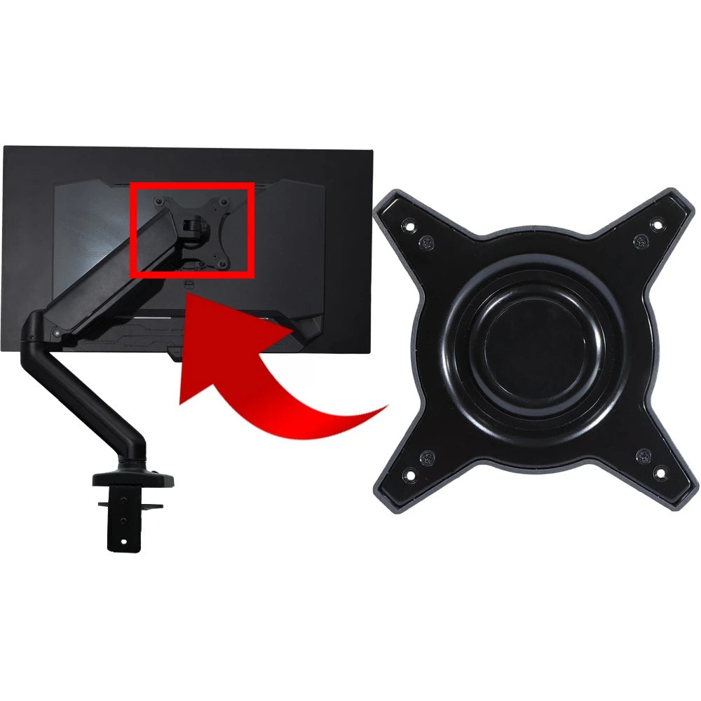 VESA Mount Adapter for ASUS ROG XG27AQDMG XG27UCDMG XG32UCDS PG32UCDM PG32UCDP Monitor Bracket Mounts to Stand / Arm -Metal