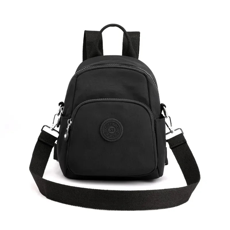 Women's Travel Casual Backpack College Students School Bag Korean Small Canvas Backpack Waterproof Fashion Shoulder Bags