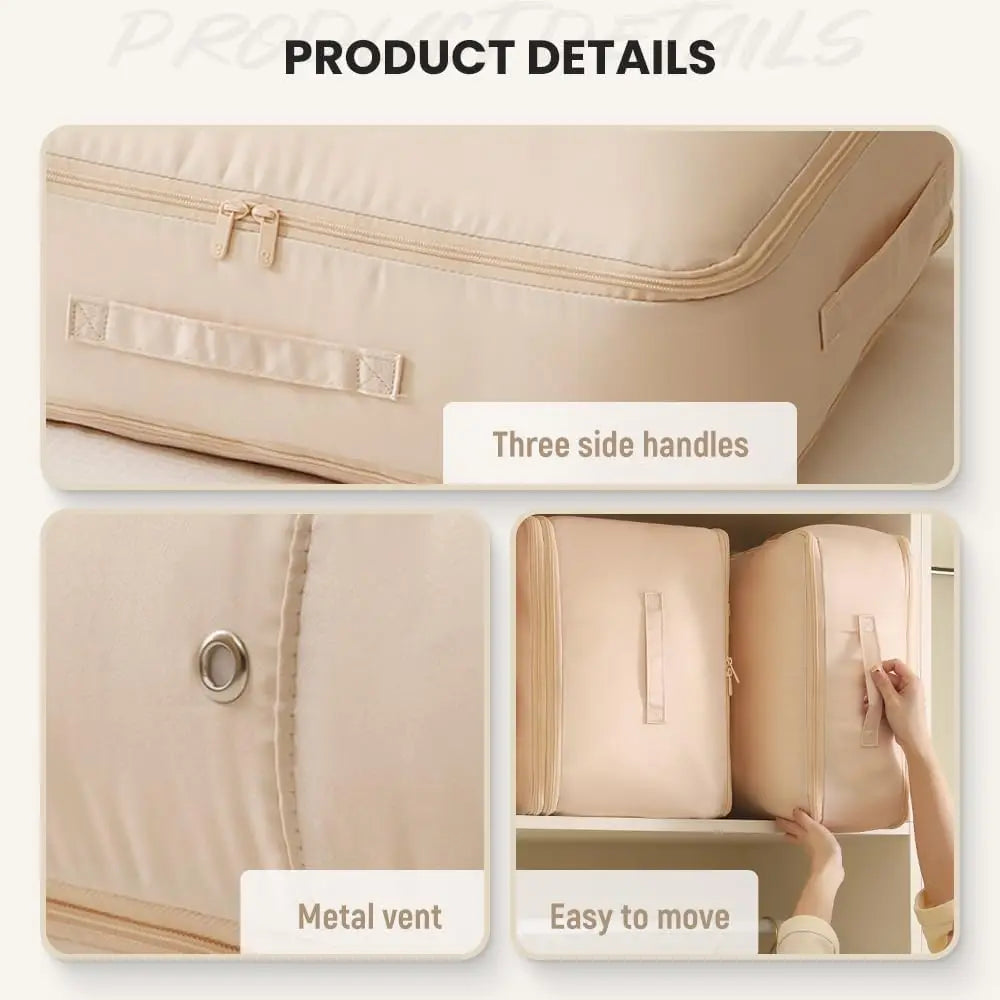 1 PC Ultra Space Saving Self Compression Organizer Upgrades Space Saver Vacuum Storage Bags for Comforter Clothing