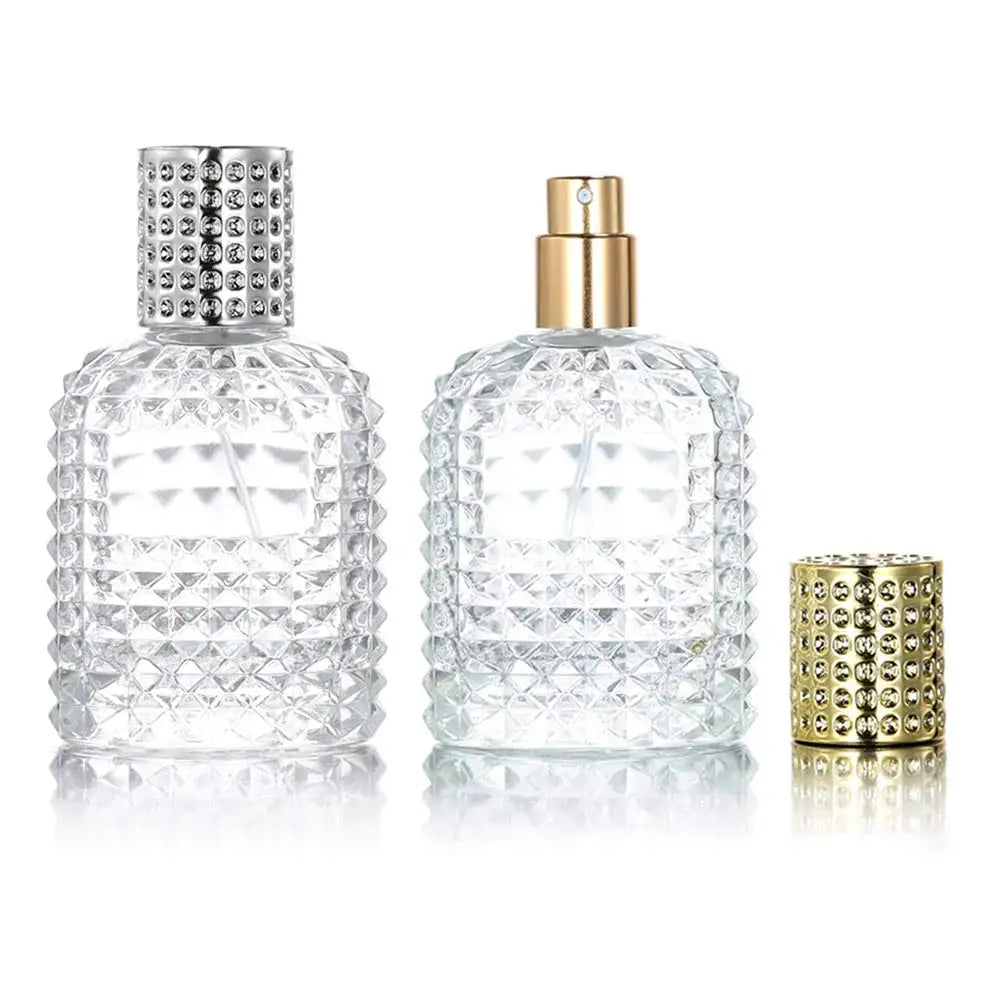 Cologne Travel Bottle, Empty Refillable Glass Perfume Atomizer with Spray Nozzle, Mini Size Perfume Refill Bottle, 1pcs 30ml