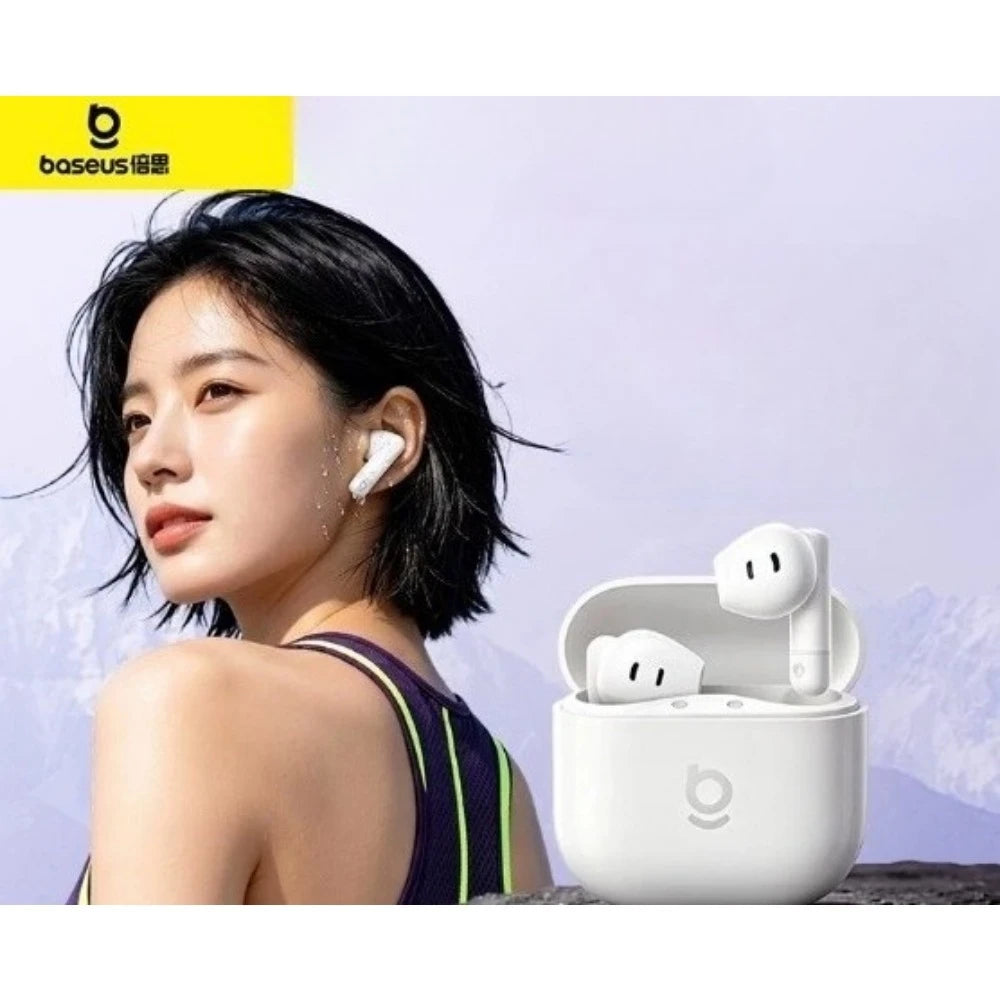 Baseus BS2 Lite TWS Wireless Earbuds Bluetooth 5.3 Mini Lightweight Earphones Long Battery Life Sport Headset with Microphone