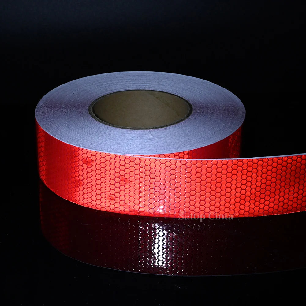 2inch Bicycle Safety Warning Conspicuity White Reflective Tape Reflective Strip Bike Stickers Adhesive Reflectors For Things 10M