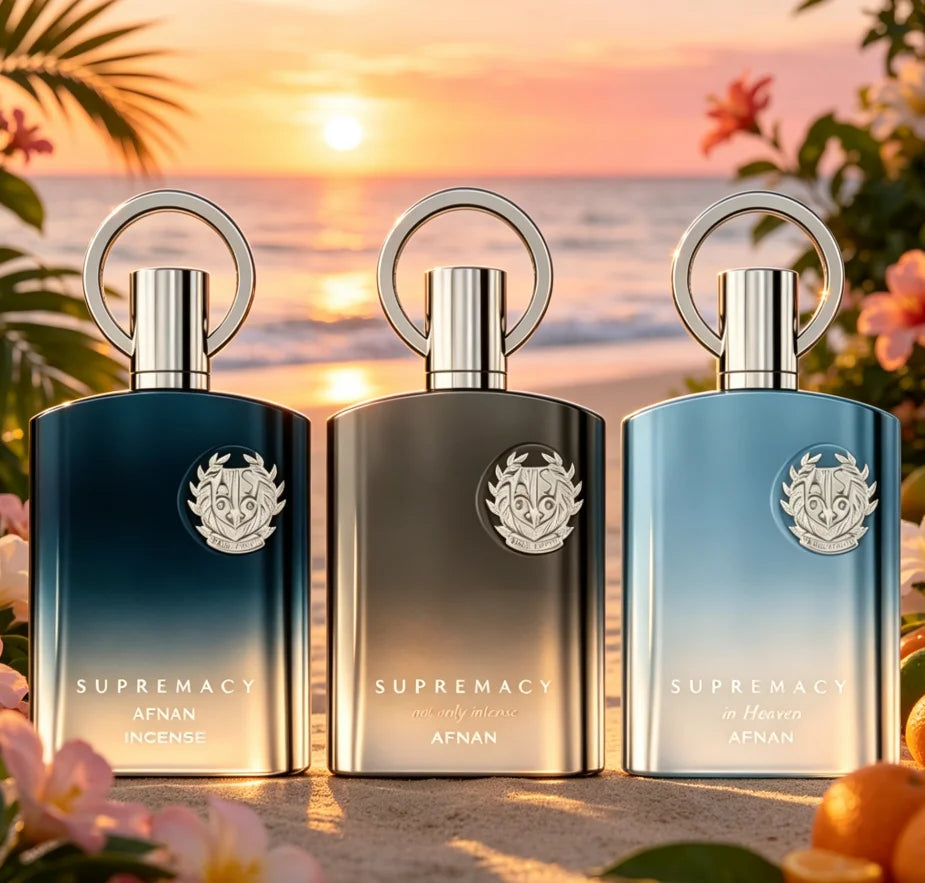 Supreme series three neutral perfume spray, lasting floral and citrus fragrance, fresh and charming, gift box packaging, Valentine's Day, birthday, New Year gift choice