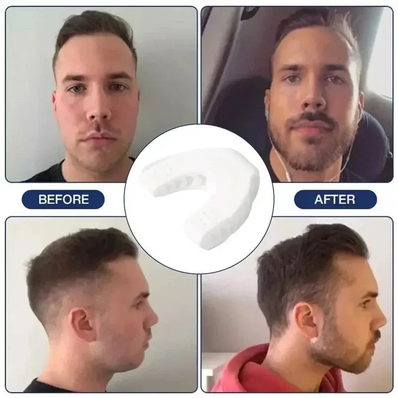 New Facial Mouth Jawline Face Fitness Muscle Chew Ball Bite Breaker Training Equipment U Shape Jaw Exerciser