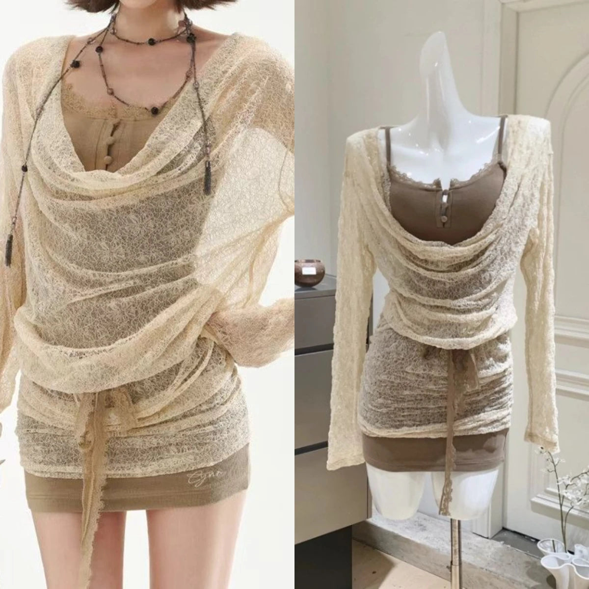 Elegant Two Piece T shirt Set Women Korean Short Sleeve Tees Striped Print Casual New Daily Fashion Outfits Outfits 2026 Sexy