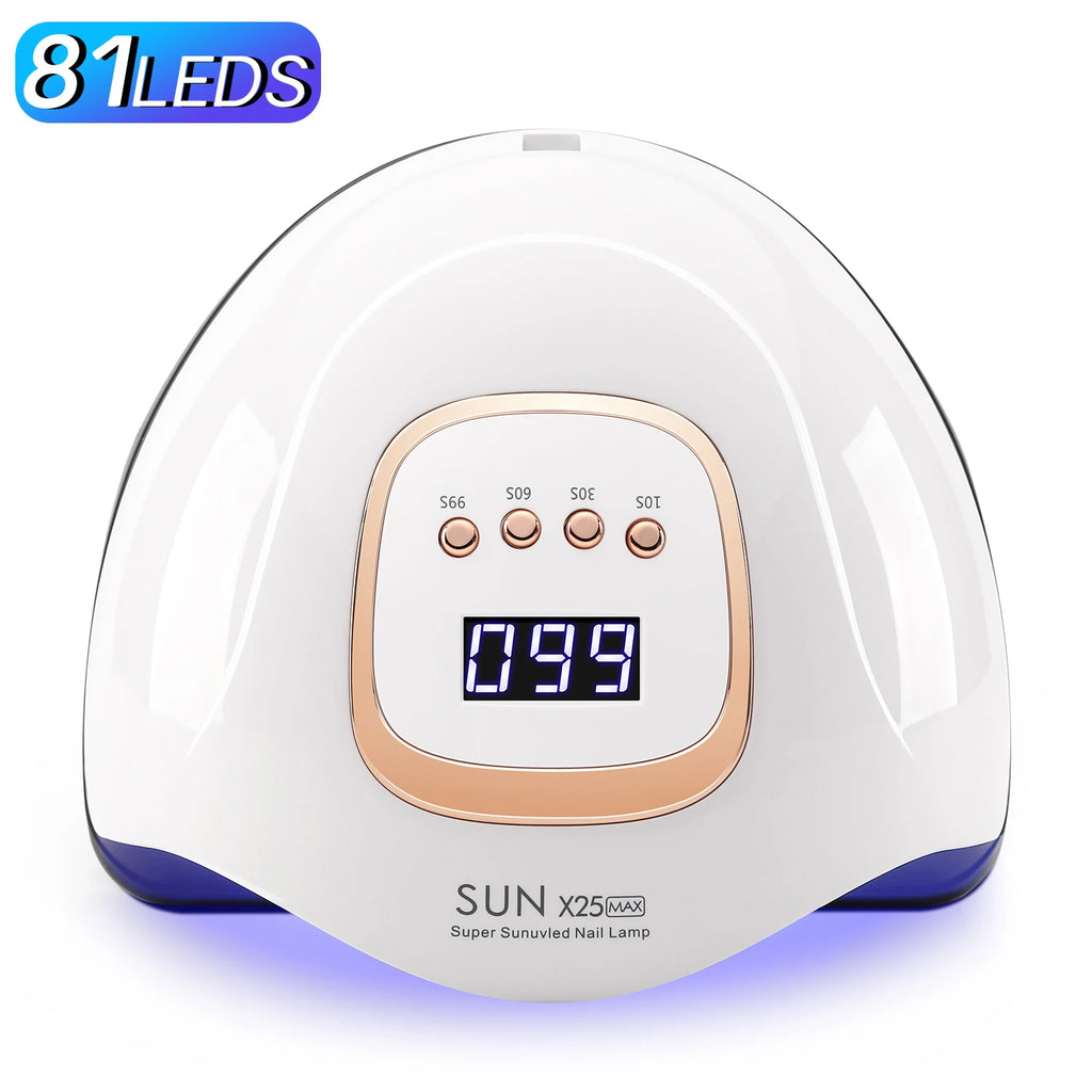 DianaBeauty 90LEDS LED UV Nail Lamp Dryer For Nails 380W Gel Polish Drying Lamp With 4 Timer Setting Auto Sensor Manicure Lamp