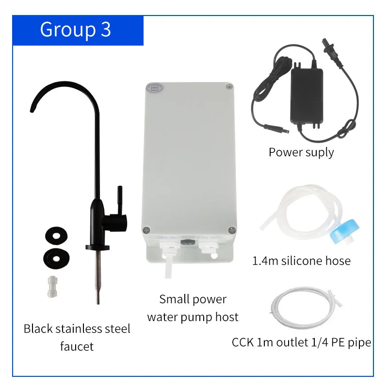 12V RV Electric Galley Water Pump 1.5 L/min Water Suction Pump Water Pump Automatic Faucet Clamp - Boat Caravan Motorhome
