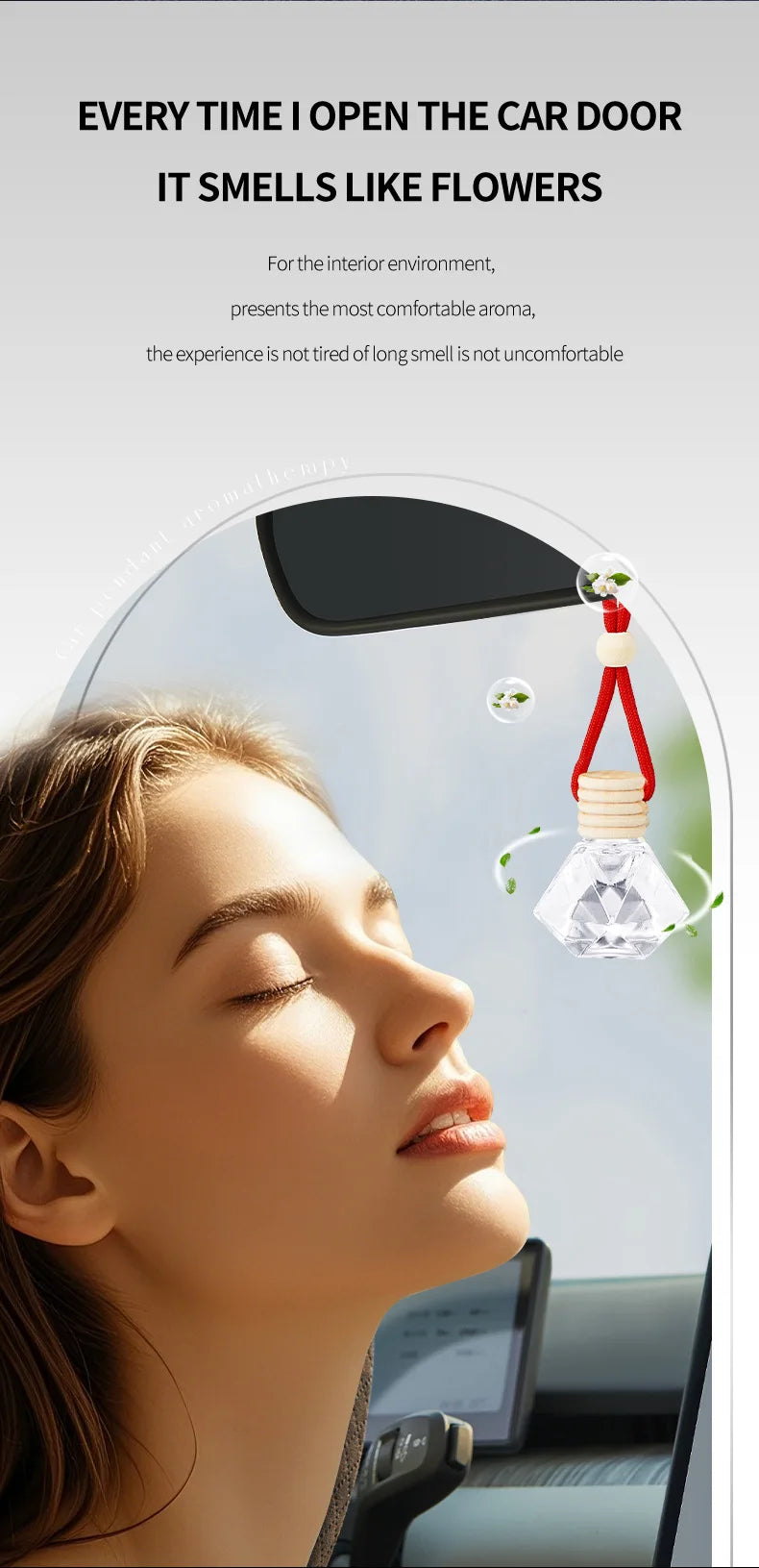 Perfume Car perfume, a car fragrance used for car interior accessories, a long-term car air freshener, keep charming and fresh