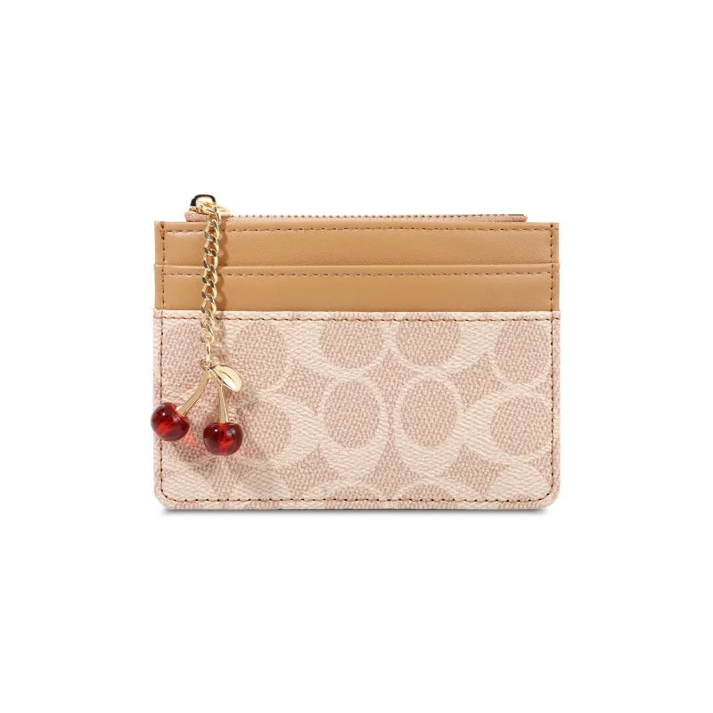 Luxury Design Wallets for Women Multi‑Function Card Holder PU Leather Female Vintage Small Card Bag Short Women's Purse