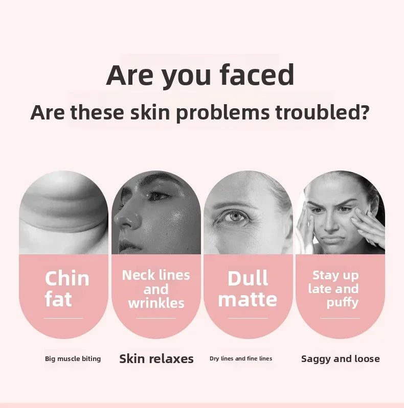 Roller Face-Slimming Artifact V-Face Beauty Facial Massager For Firming And Lifting The Face