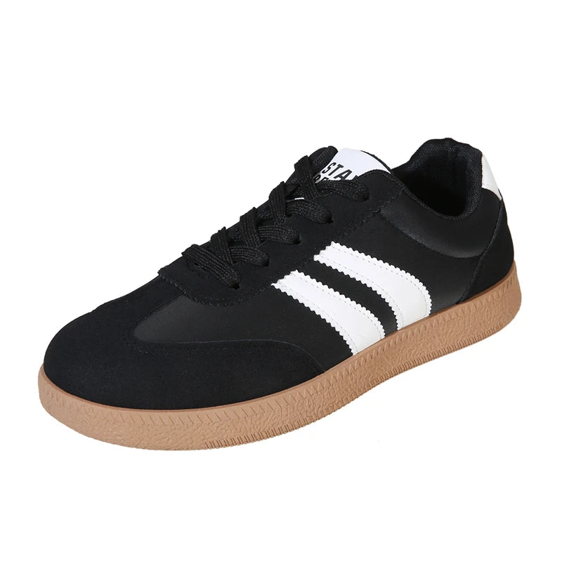 Contrast Color Casual Sport Shoes for Women 2025 Autumn Comfort Flat Sneakers Woman Lightweight Non Slip Walking Shoes Plus Size