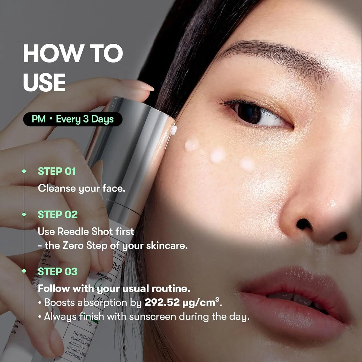 Korean Microneedle Essence Desalination Fine Lines Spots Collagen Solution Reverse Aging Recombinant Improves Rough Texture 50ml