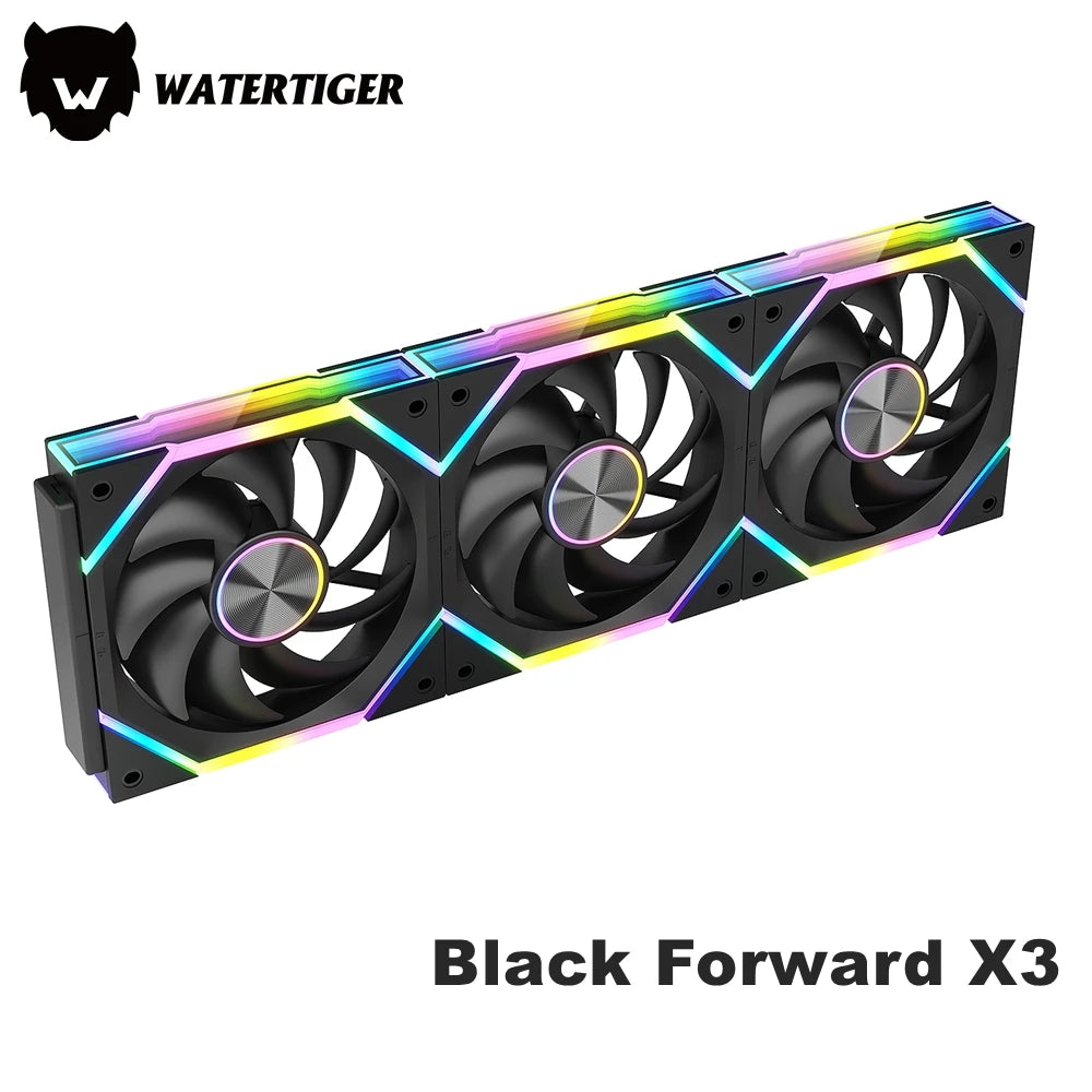 Guangchi V2 building block fan, 120mm case fan,12025 water-cooled fan, 5V ARGB light-emitting fan, convenient for combination.