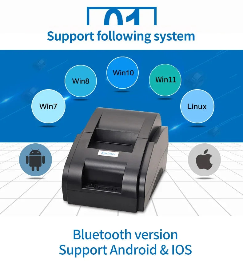 High-Quality 58mm Thermal Printer Bill Receipt Machine with 90mm/s Printing Speed USB Interface for Wholesale