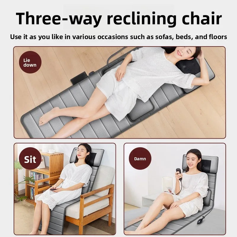 Full Body Massage Mattress Kneading Heat Waist Massage Drop Shipping Ready Home Use Blanket Neck Shoulder Waist Back Massage