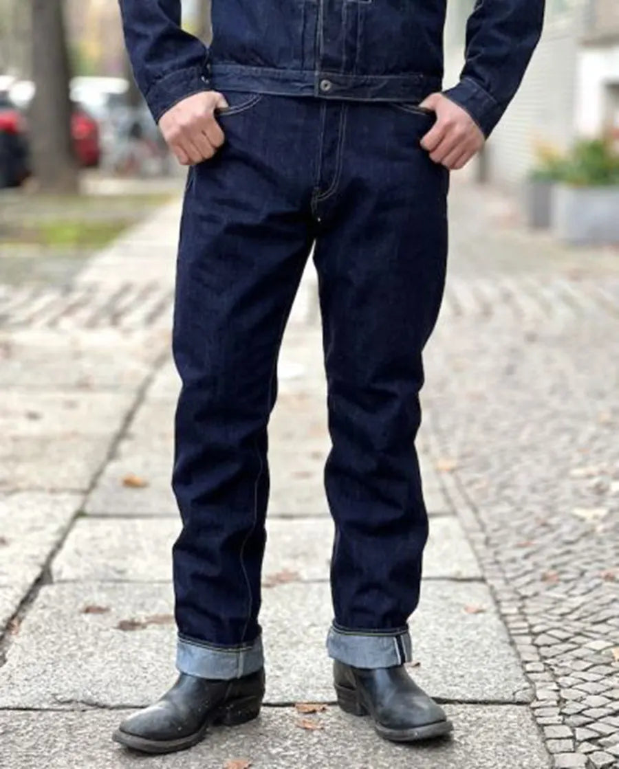 FREEWHEELERS 601XX 1951, five bags of 14oz indigo vintage jeans