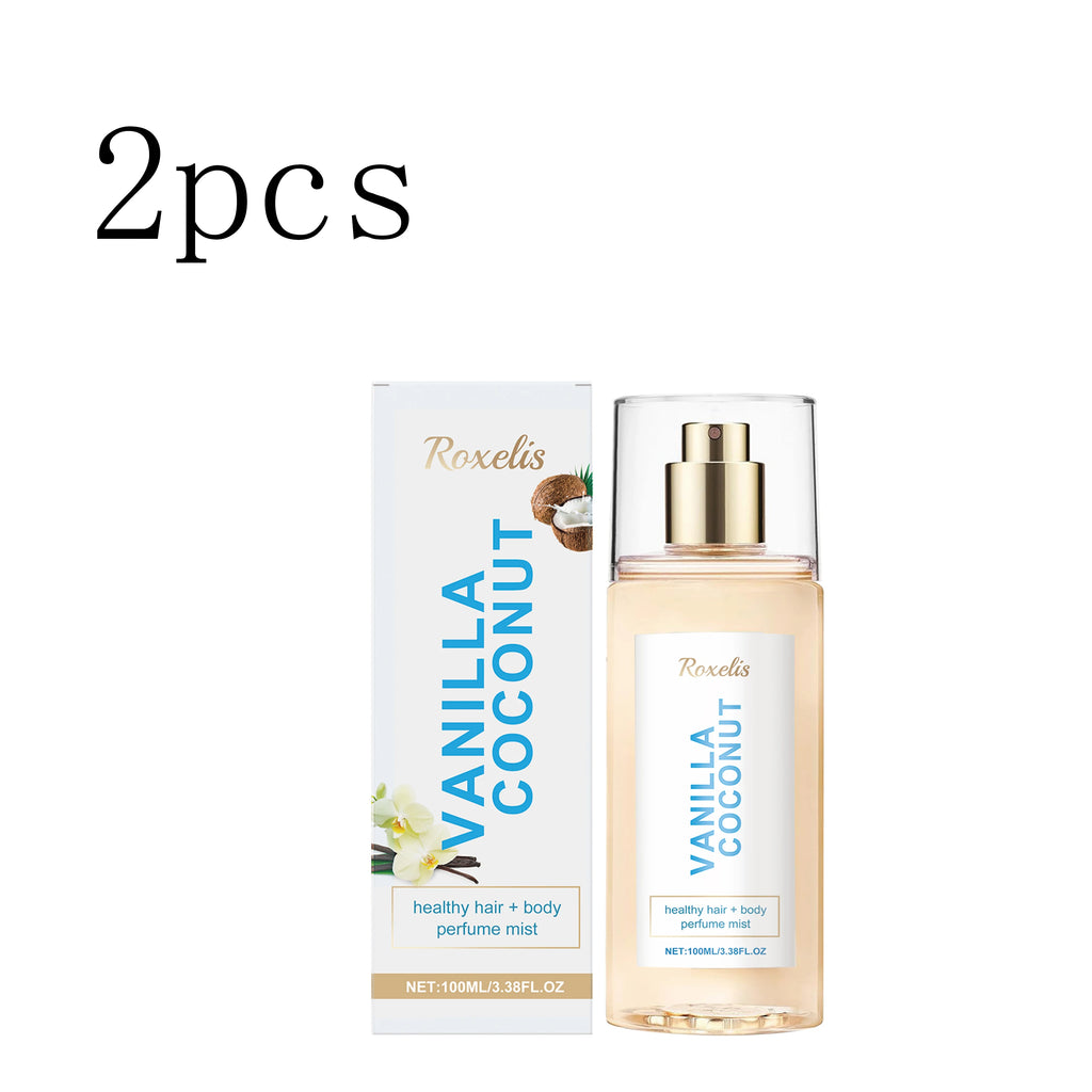 Vanilla Coconut Body Perfume Spray, Long-Lasting Fragrance, Exuding Unique Charm, Fresh and Romantic, Portable Perfume