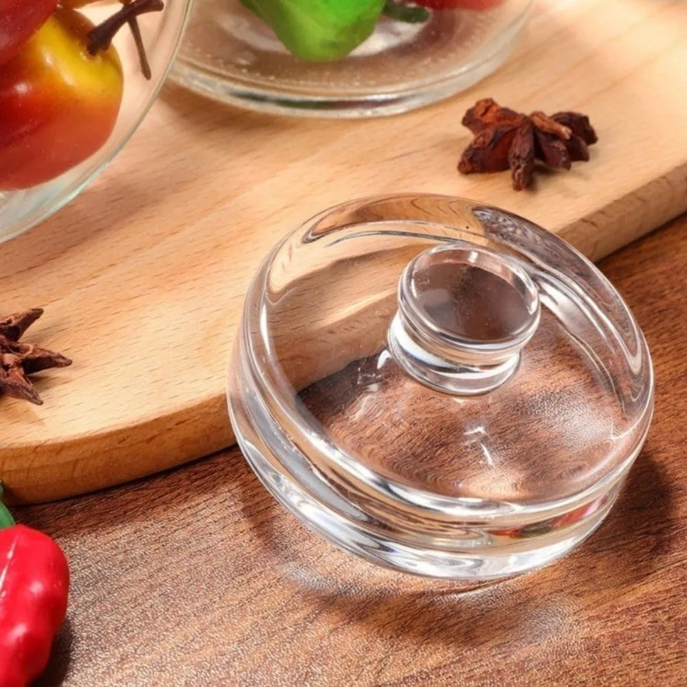 Fermented Glass Weights with Handle Sealed Wide Mouth Mason Jar Lid Kitchen Gadgets Clear Cheeseits Fermentation