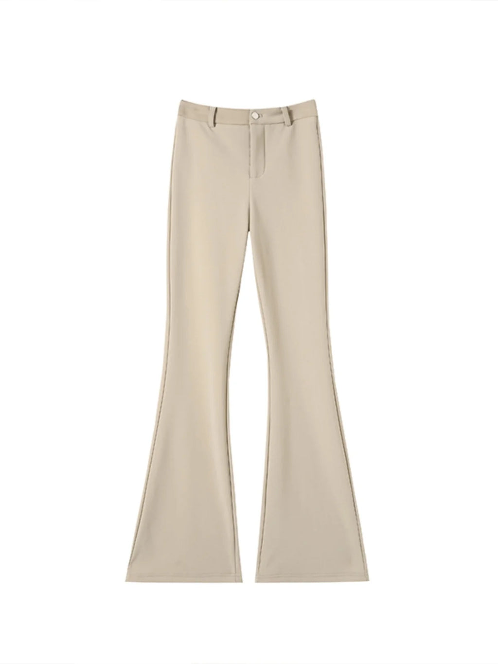 Slimming Flared Pants High Waist Elastic Suit Casual Spring Women's Sle Covering Meat Thin Long Trousers Casual Pants