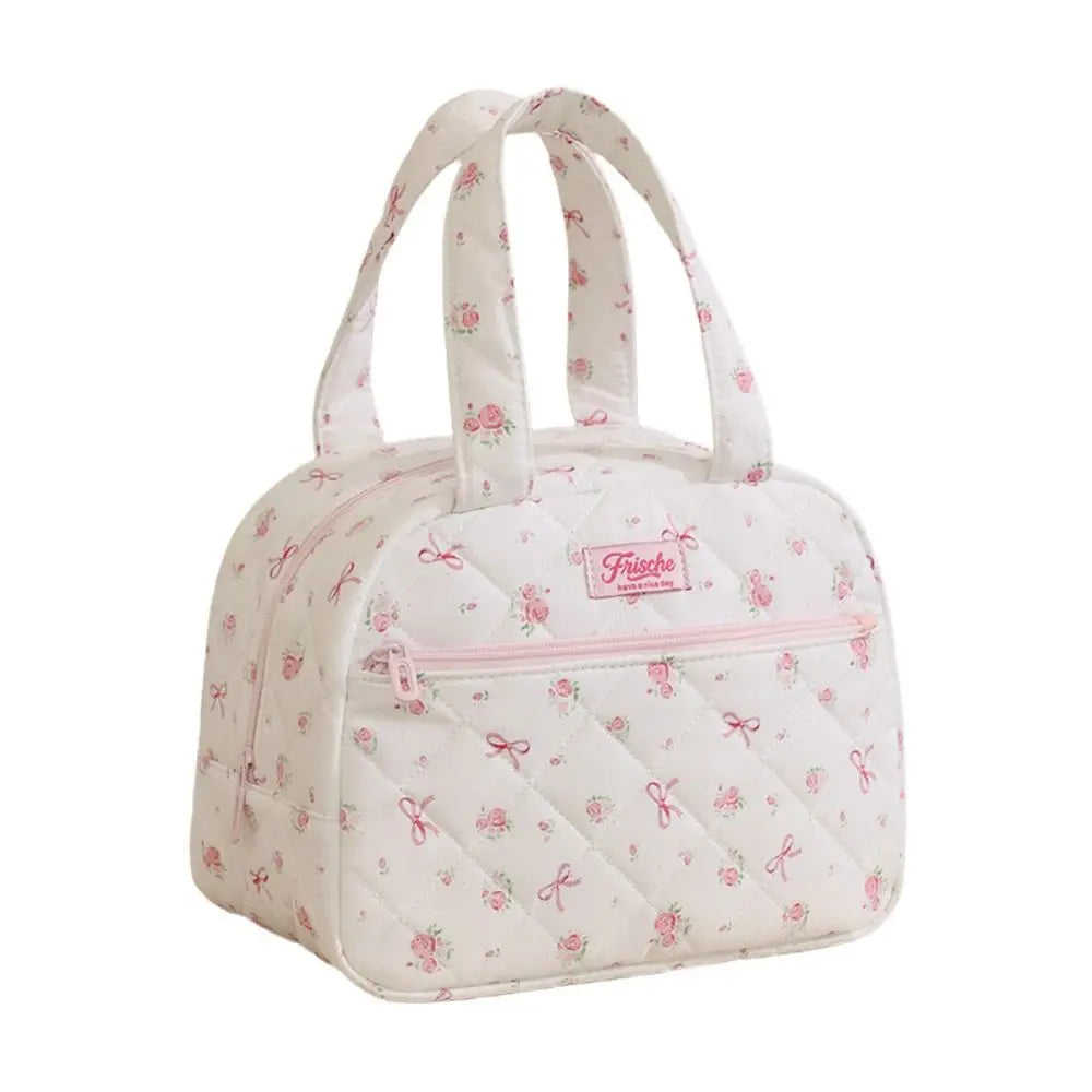 New Portable Handle Lunch Bag Waterproof Thickened Insulated Handbag Large Capacity Multi-functional Insulated Lunch Tote Bag
