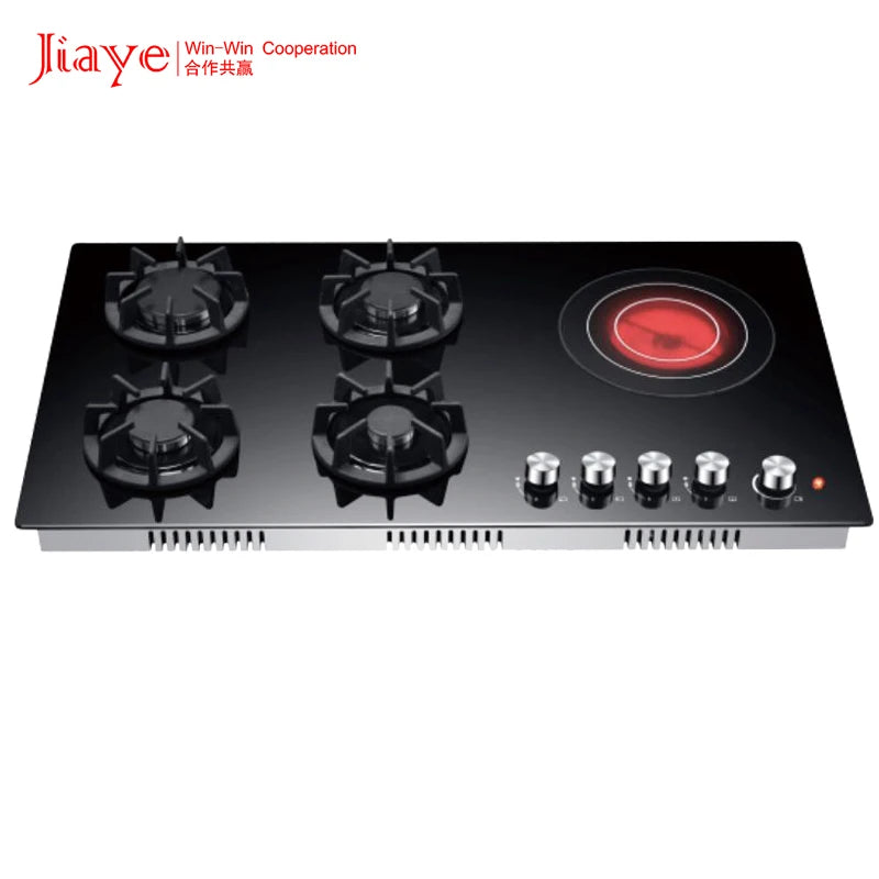 Wholesale Built-in 4 Burner Gas Electric Stove Tempered Glass Stove Burner Gas Ceramic Stove