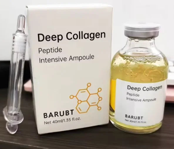 Super Hydrating Collagen Essence, Peptide Firming Ampoule Serum, Liquid Set Needle Type Korean Silk Collagen Moisturizing Serum