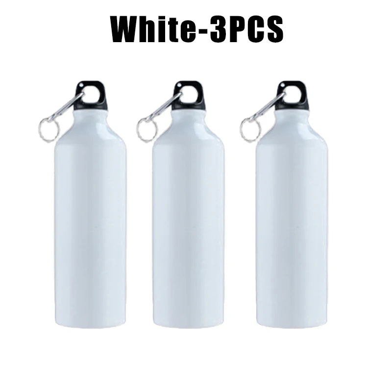 500ml 750ml Gradient Aluminum Water Bottle Large Capacity Gym Outdoor Sports Flask Leakproof Portable Gift Drinkware