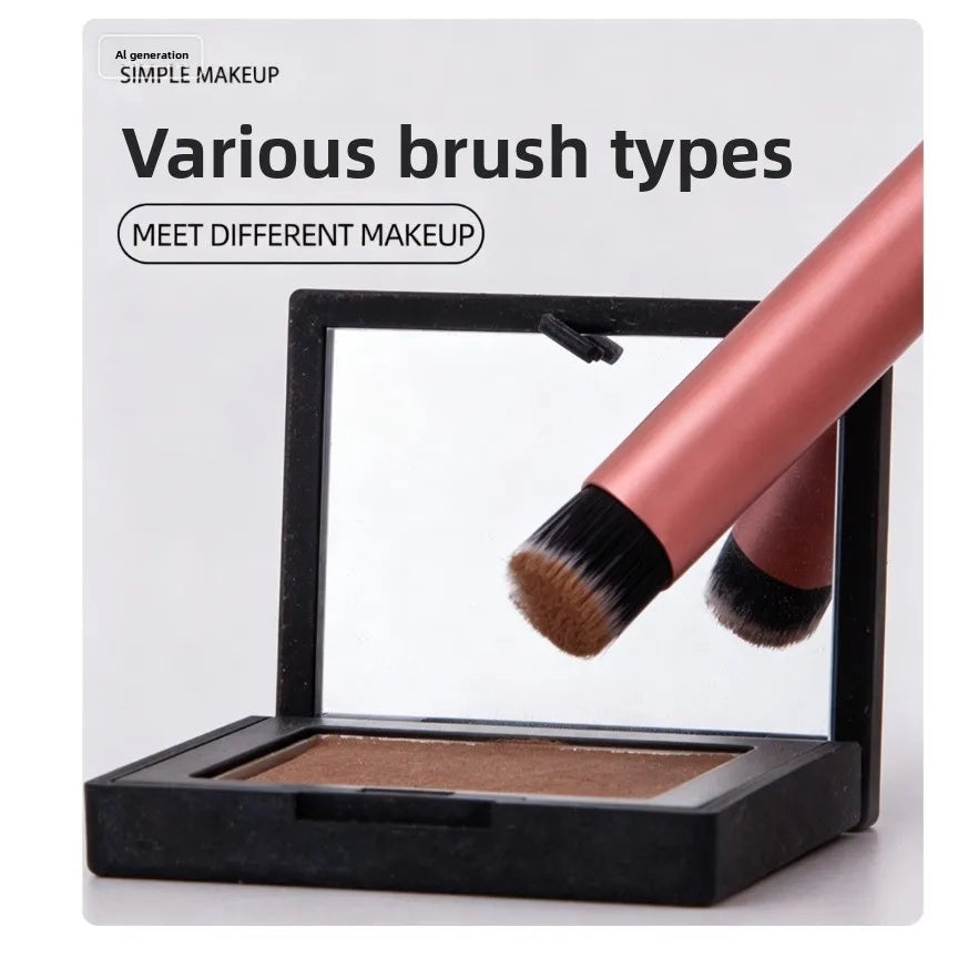 Single facial brightening, contouring and contouring brush beauty tool