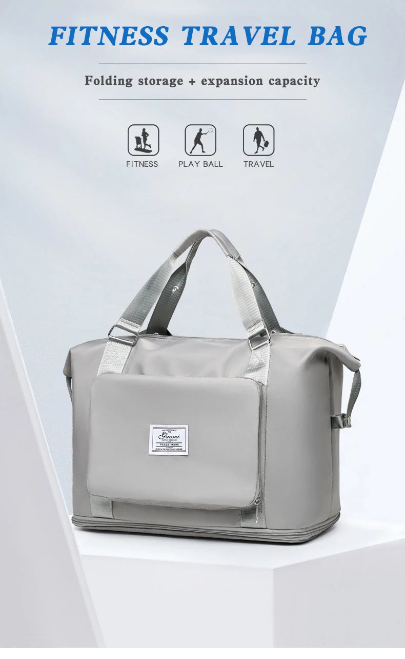 New Large Capacity Traveling Bags For Ladies Foldable Women Travel Backpack Sports Gym Yoga Waterproof Bag Duffle Handbag