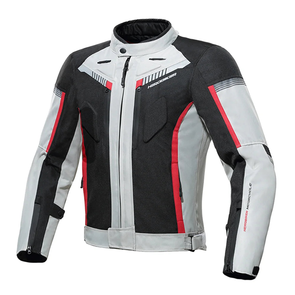 Motocross Jacket Motorcycle Jacket Pants Suit Waterproof Reflective Racing Jacket Men Biker Motorcycle Clothing Four Seasons