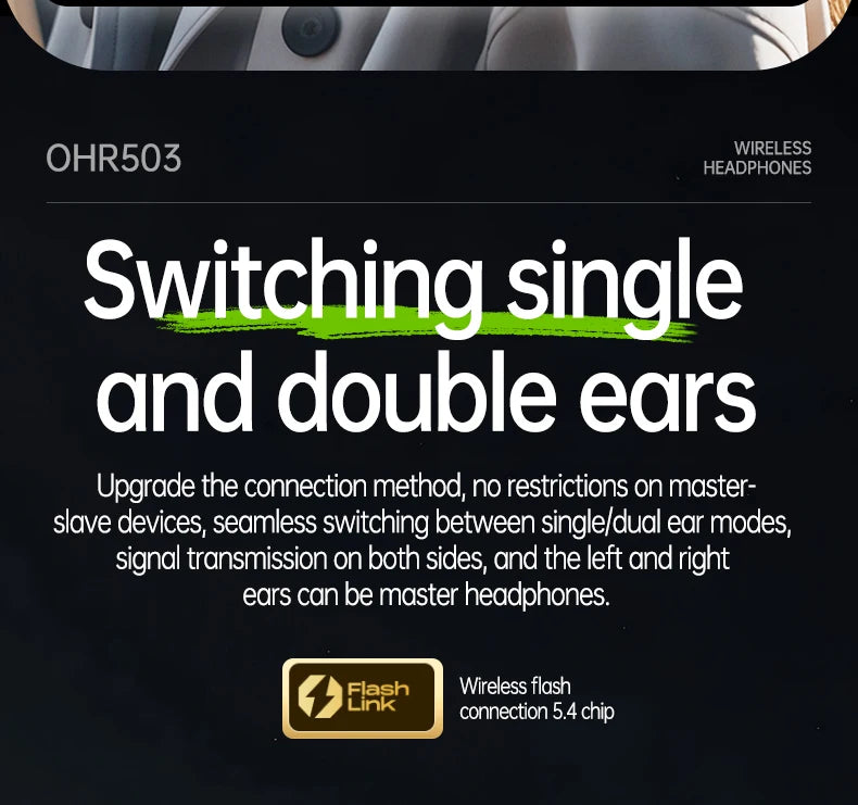Acer Ohr503 Wireless Bluetooth Headphones with In-Ear Design, High-Definition Sound Quality, Noise Reduction for Calls, Comfortable Fit, Suitable for Sports, Running, and Cycling, Compatible with Mobile Phones and Tablets